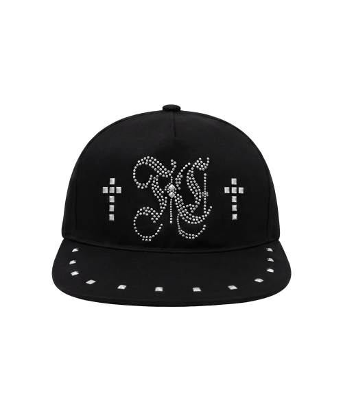 HALO STUD CAP (BLACK) F26ZE412