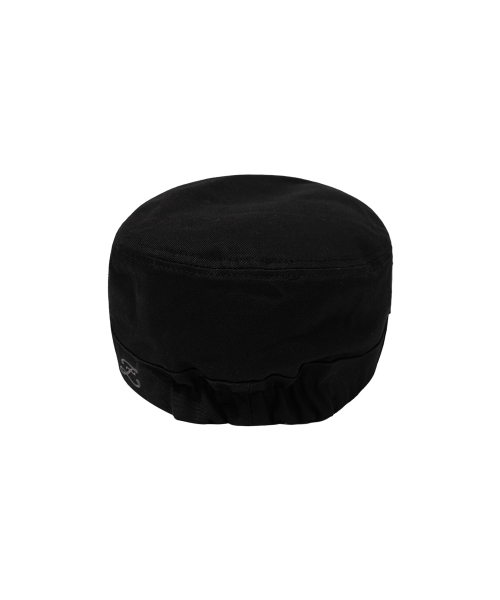 BELTED MILITARY CAP (BLACK) F26ZE411