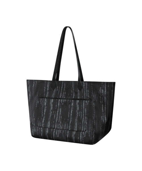 2-WAY LEATHER BIG BAG (BLACK) F26ZE407