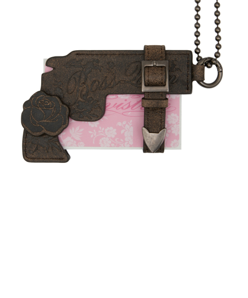 RL PISTOL CARD WALLET(BROWN)