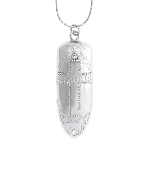 RL SHIELD NECKLACE(SILVER)
