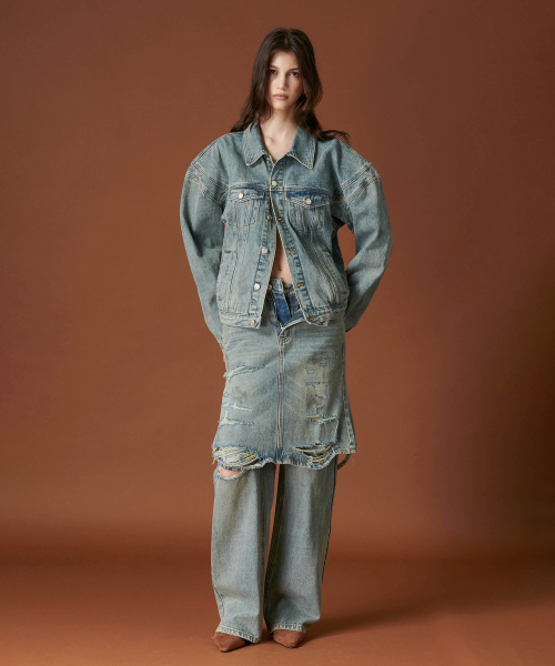 Paint Denim Jacket