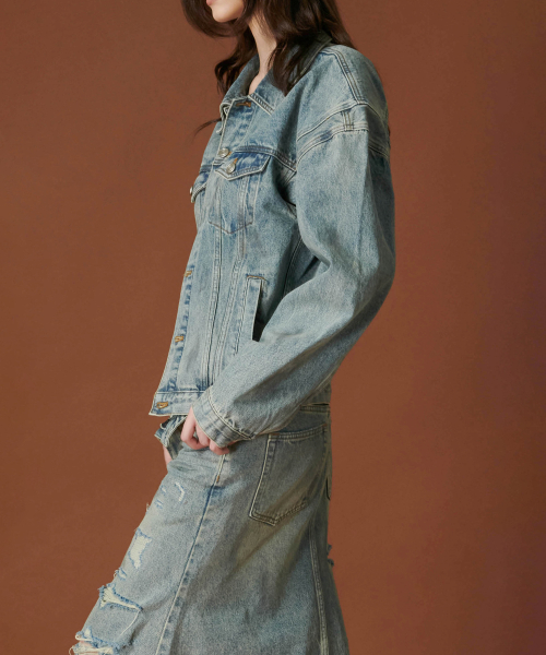 Paint Denim Jacket