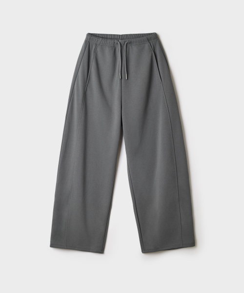Paneled Wide Sweat Pants_SPMTG4TG05