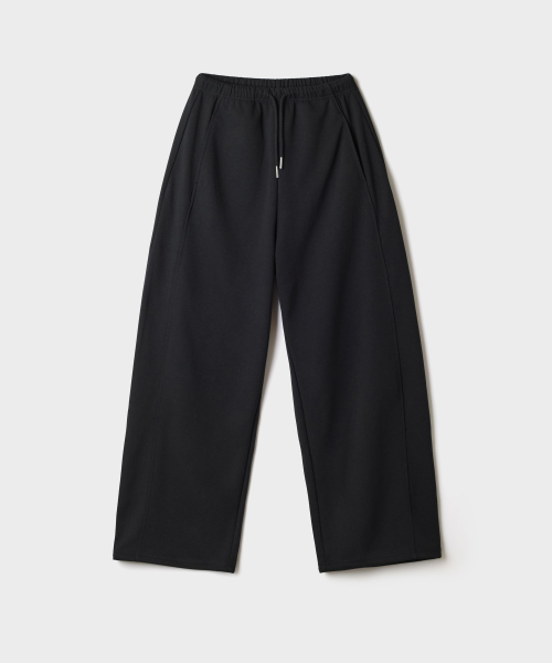 Paneled Wide Sweat Pants_SPMTG4TG05