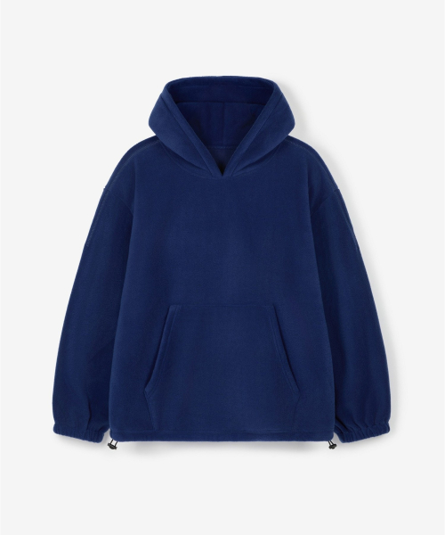 Oversized Fleece Hooded Sweatshirt (Blue) TNTS6F101B2
