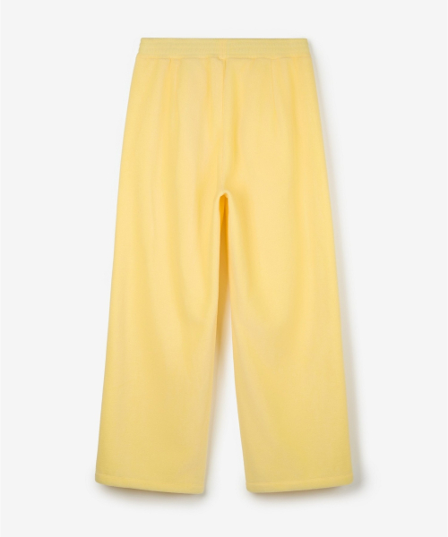 Fleece Wide-Leg Pants (Butter Yellow) TNPA6F112Y2