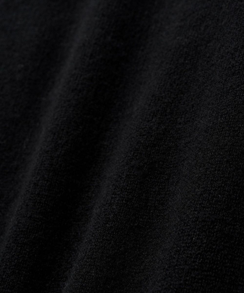 Cashmere Blended Essential Polo Knit Top (Black) TNSW6F110BK