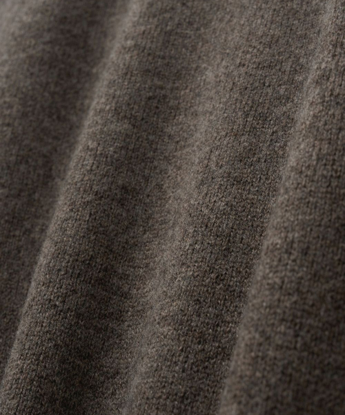 Cashmere Blended Essential Polo Knit Top (Brown) TNSW6F110W2