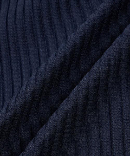 Yoyogi Pleats Overshirt (Navy) TNSH6F107N2