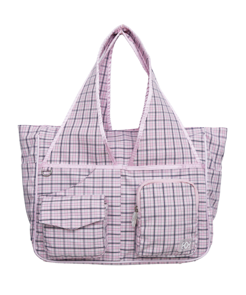 TIDI Work Bag (Check Pink)