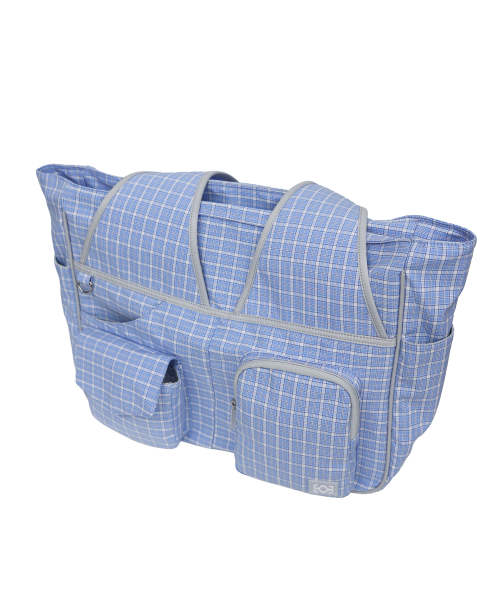 TIDI Work Bag (Check Blue)