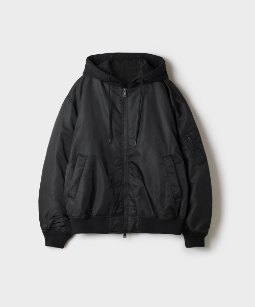 (Detachable Hood) Oversized Ma1 Aviation Jumper_SPJAG4TC01