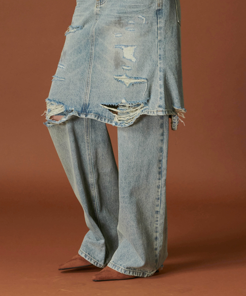 Paint Denim Pants