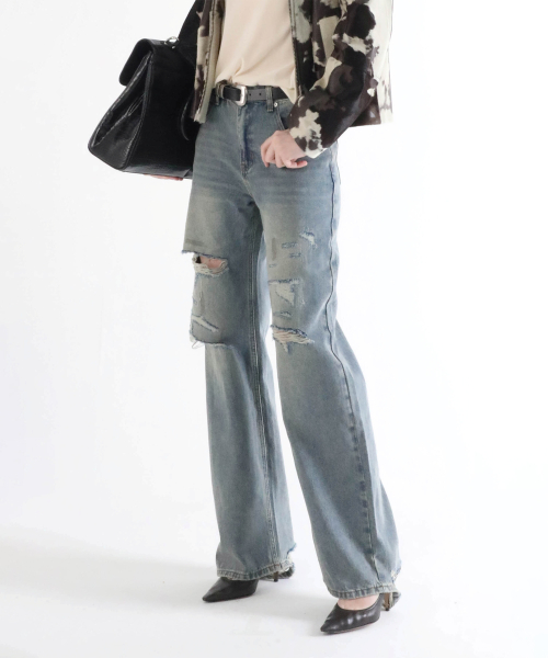 Paint Denim Pants