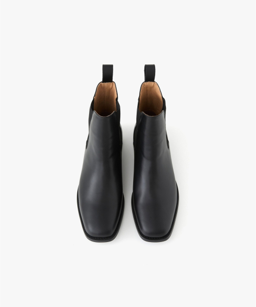 Semi Square Toe Chelsea Boots (Black) TNSO6F101BK