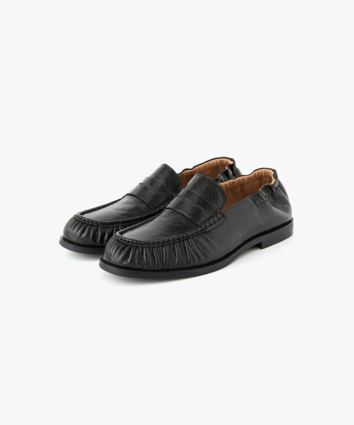 Shirring Banding Loafer (Black) TNSO6F100BK
