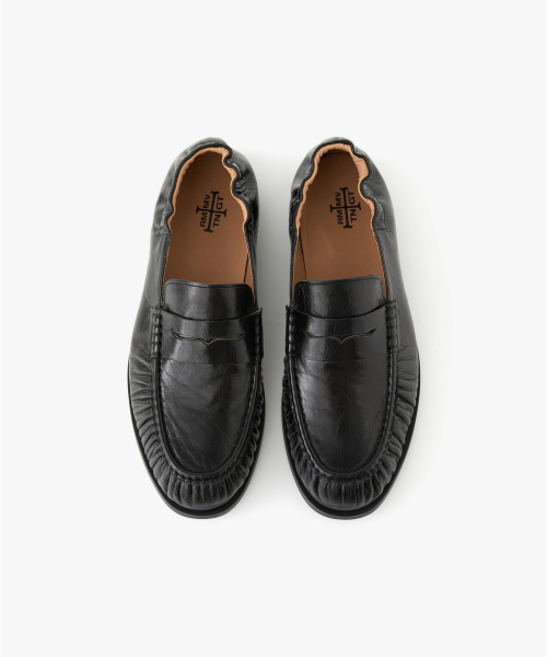 Shirring Banding Loafer (Black) TNSO6F100BK