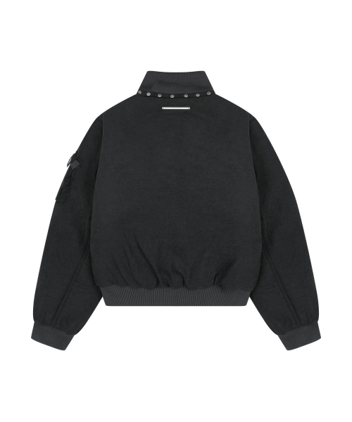 하이넥 빈티지 퀄팅 자켓 (CHARCOAL) F26ZA502
