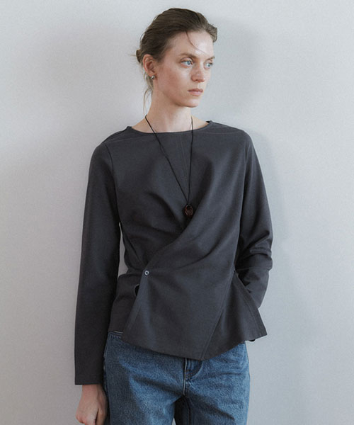 Cross Jersey Long Sleeve T Shirt NEW6AE834