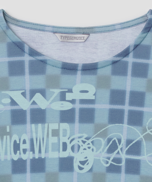 Sketch Grid Top [Blue]