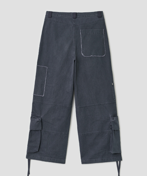 Washed Cargo Pants [Navy]