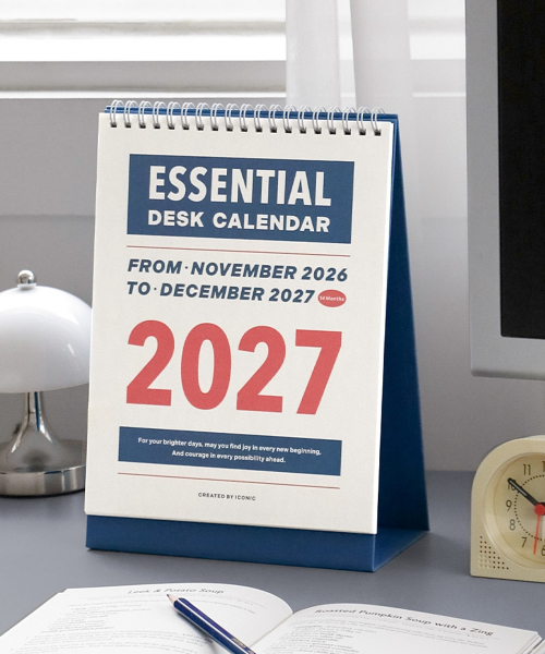 2027 Essential Desk Calendar