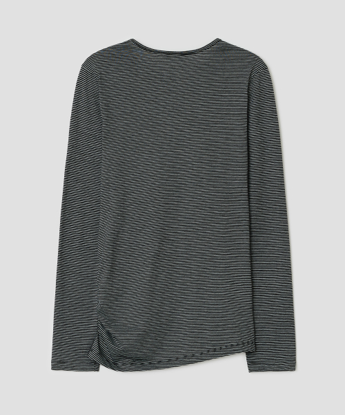 Lace Up Side Trim Top [Black]