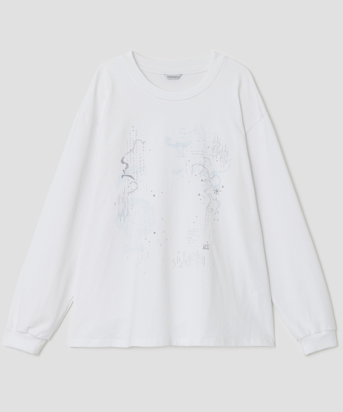 Pixel Fade Hotfix Top [White]