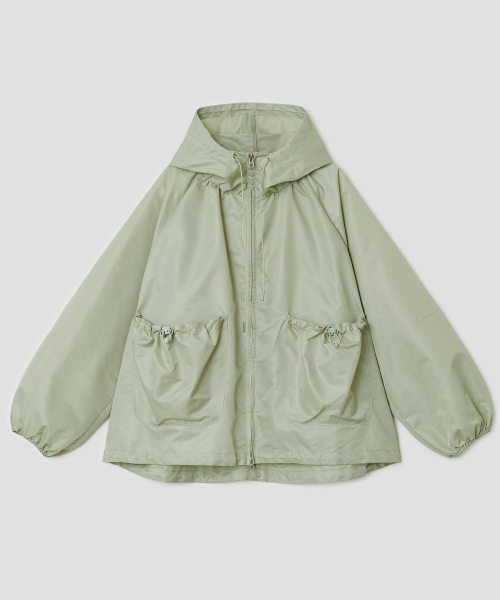 Drawstring Hood Jacket [Mint]