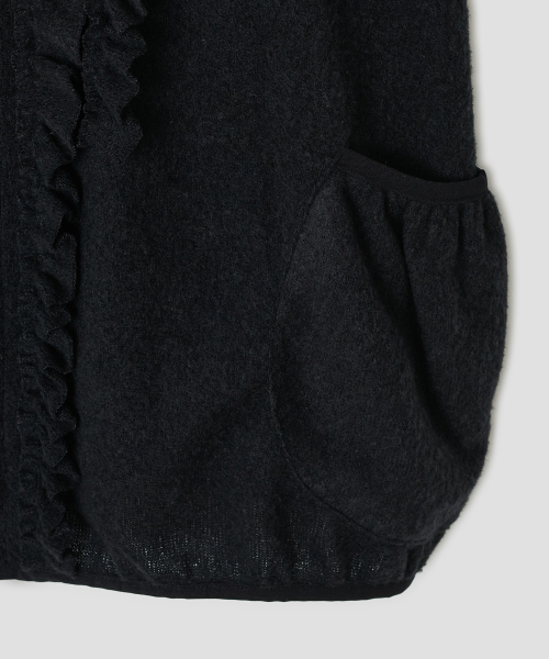 Vintage Zip Pocket Top [Black]
