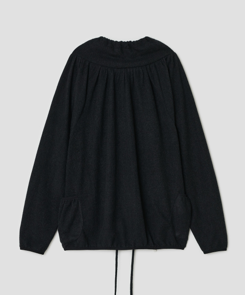 Vintage Zip Pocket Top [Black]