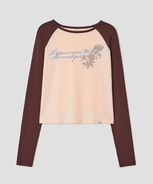 Sheer Hotfix Raglan Top [Pink]