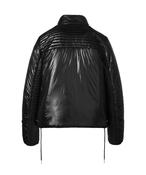 UTILITY HIGH NECK LIGHT JACKET BLACK