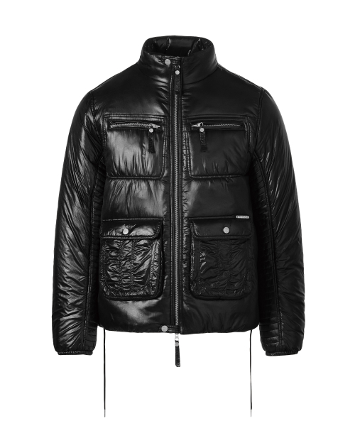 UTILITY HIGH NECK LIGHT JACKET BLACK