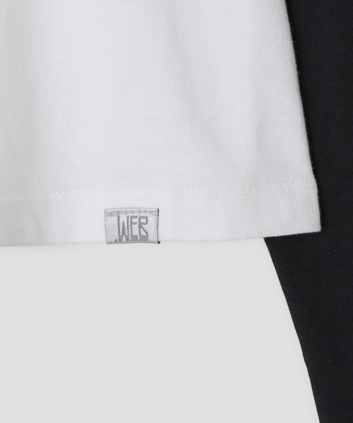 Sheer Hotfix Raglan Top [White]