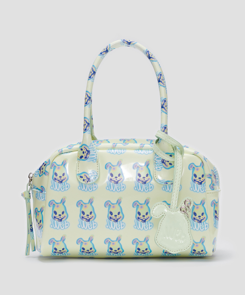 Patent Graphic Mini Bag [Lime]
