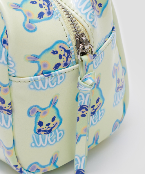 Patent Graphic Mini Bag [Lime]