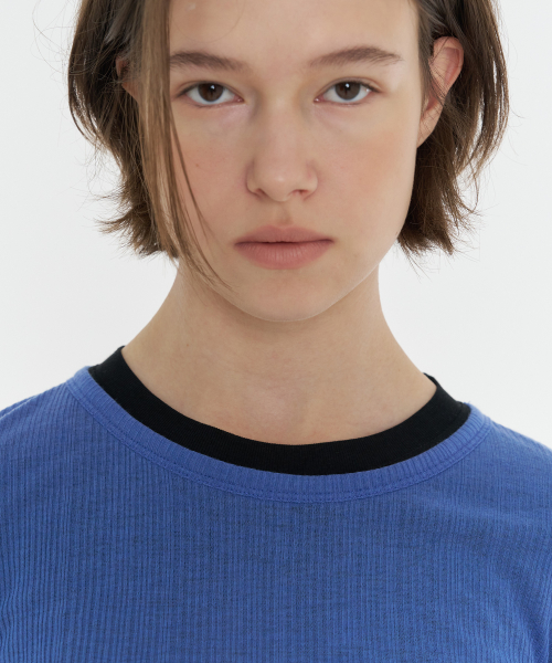 Moibi Tencel Wool T-Shirt - Blue