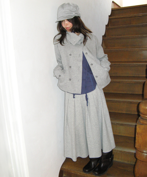 UNBALANCE DOUBLE JACKET GREY
