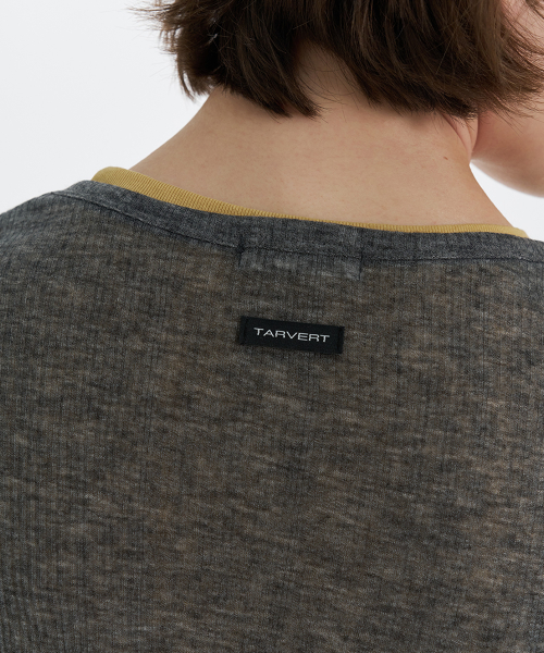 Moibi Tencel Wool T-Shirt - Charcoal