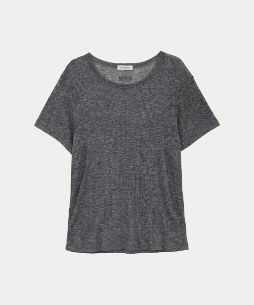 Moibi Tencel Wool T-Shirt - Charcoal
