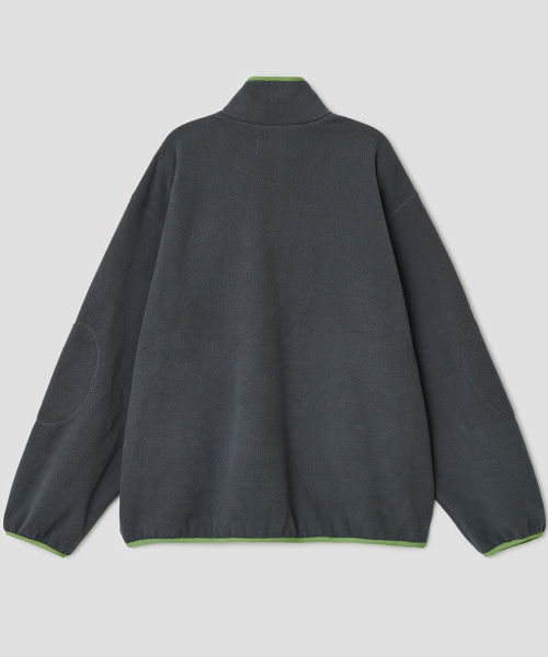 Half Zip Fleece Pullover [Charcoal]