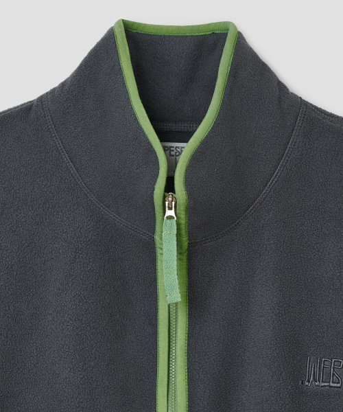 Half Zip Fleece Pullover [Charcoal]