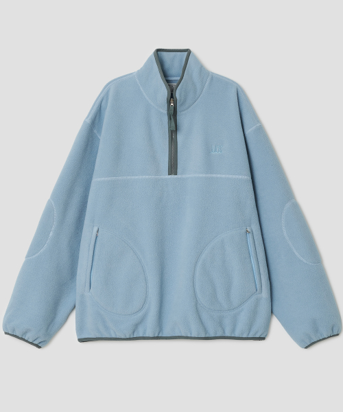 Half Zip Fleece Pullover [Blue]