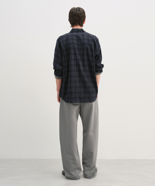 Curved Chino Pants GREY