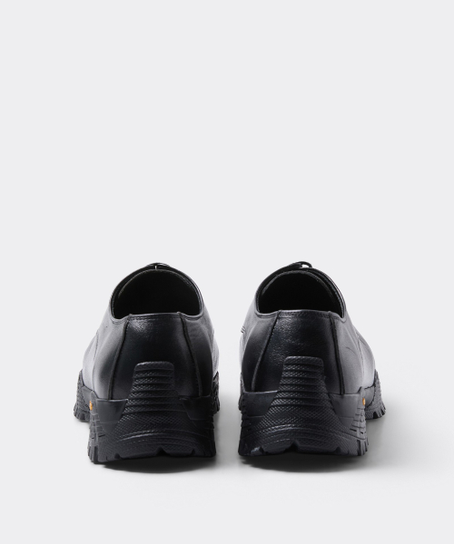 [customellow X YOWE] Black Leather Derbys Uto3 CU4AX26991BKX