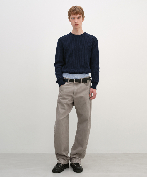 Military Patch Pullover DARK NAVY
