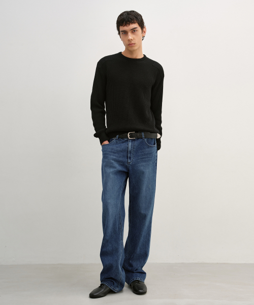 Military Patch Pullover BLACK
