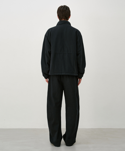 HighNeck Blouson Jumper RAVEN BLACK